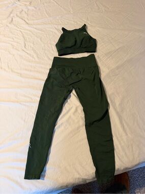 Oner Active Dark Green High-Waist Leggings
